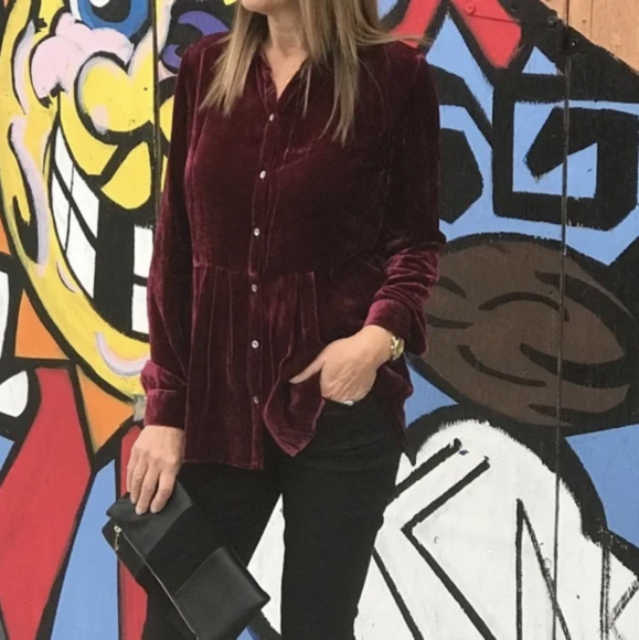 Burgundy Blouses